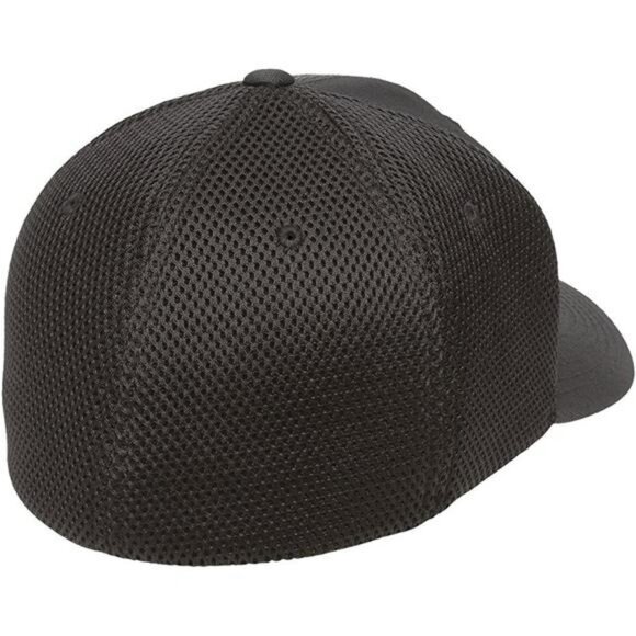 Mens Trucker Hat Fitted Mesh Cap Breathable Stretch Back Baseball Sun Hat - Picture 2 of 4
